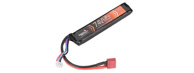 LT7.4V1100St 15C 7.4V 1100 Mah Stick Lipo Battery (Black) Airsoft Gun Accessories