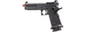 Lancer Tactical Knightshade Hi-Capa Gas Blowback Airsoft Pistol w/ Red Dot Mount (Color: Red)