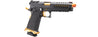 Lancer Tactical Knightshade Hi-Capa Gas Blowback Airsoft Pistol (Color: Black & Gold)