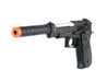 Double Eagle M22 Spring Pistol w/ Silencer Airsoft Gun Accessories