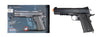 Uk Arms Airsoft De Metal Spring Pistol W/ Accessory Rail - Black Airsoft Gun Accessories