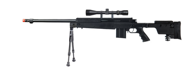 Well MB4407BAB Bolt Action Rifle w/ Scope and Bipod