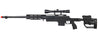 Well Mb4411Ba Bolt Action Rifle W/Fluted Barrel & Scope (Color: Black)