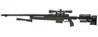 WellFire MBG86B Bolt Action Gas Powered Airsoft Sniper Rifle w/ Scope and Bipod (Color: Black)