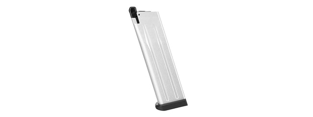 We Tech 28rd 4.3 Hi-Capa Gas Blowback GBB Airsoft Pistol Magazine (Silver)