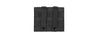 Vism Molle Triple Pistol Magazine Pouch - Black