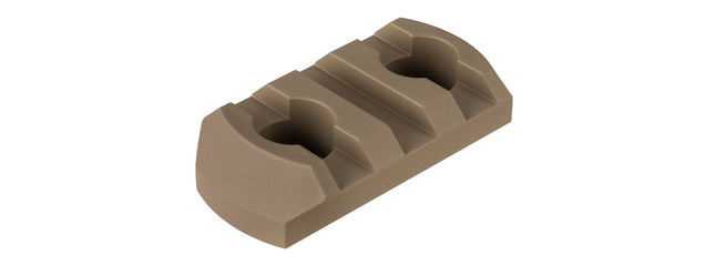 Ranger Armory 3-Slot Aluminum Picatinny Rail Section For M-Lok (Tan)