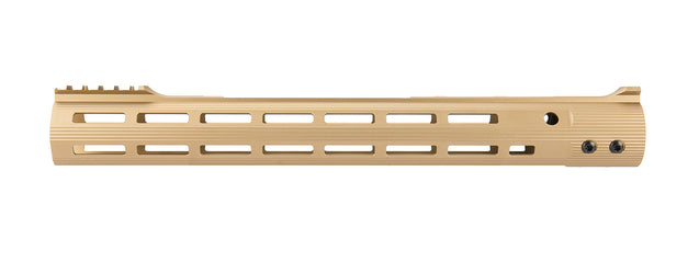 Ranger Armory 15" M-Lok Modular Handguard Rail For Airsoft Rifles [Type 2] (Tan)