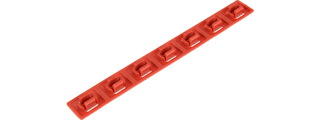 Ranger Armory Airsoft Gun 7-Section M-Lok Narrow Rail Panels, 4pc (Red)