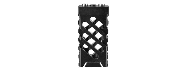 Ranger Armory Skeletonized Keymod Vertical Foregrip - Cross Cut (Black)