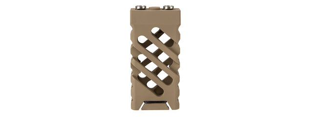 Ranger Armory Skeletonized Keymod Vertical Foregrip - Cross Cut (Tan)