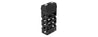 Ranger Armory Skeletonized Keymod Short Vertical Forward Grip - Straight Cut (Black)