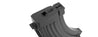 140Rd Mid Capacity Polymer Airsoft Magazine For Ak Aegs (Black) Airsoft Gun Accessories