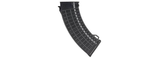 Sg-18B-B 110Rd Waffled Mid Capacity Ak47 Airsoft Aeg Magazine (Black) Airsoft Gun Accessories