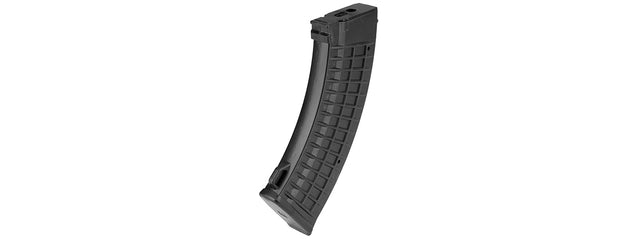 Sg-18B-B 110Rd Waffled Mid Capacity Ak47 Airsoft Aeg Magazine (Black) Airsoft Gun Accessories