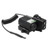 Off-Set Laser Designator Box with Green Laser and 2 Color LED NAV Lights - Black