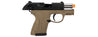 WE Tech Bulldog Compact Full Metal Gas Blowback Airsoft Pistol (Tan)