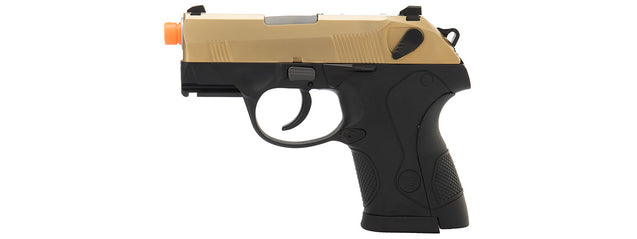 WE Tech Small Dog Full Metal Gas Blowback Airsoft Pistol (Titanium Gold)