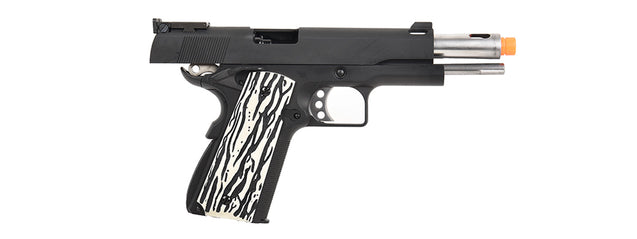 WE Tech Original 1911 Version C Full Metal GBB Airsoft Pistol w/ Imitation Ivory Grips (Black)