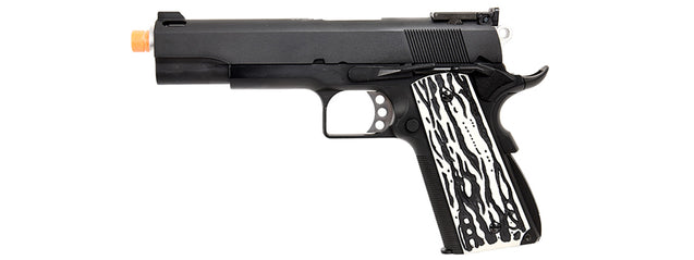 WE Tech Original 1911 Version C Full Metal GBB Airsoft Pistol w/ Imitation Ivory Grips (Black)