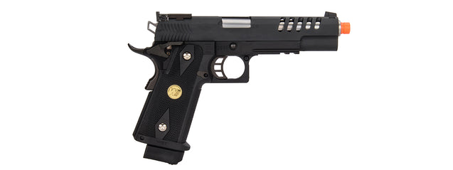 WE Tech Hi-Capa 5.1 Hyper Speed Airsoft Full Auto Gas Blowback Pistol w/ Threaded Barrel