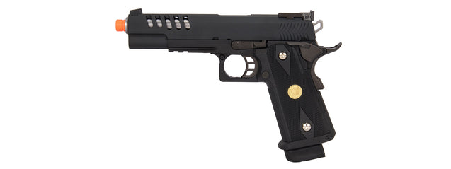 WE Tech Hi-Capa 5.1 Hyper Speed Airsoft Full Auto Gas Blowback Pistol w/ Threaded Barrel