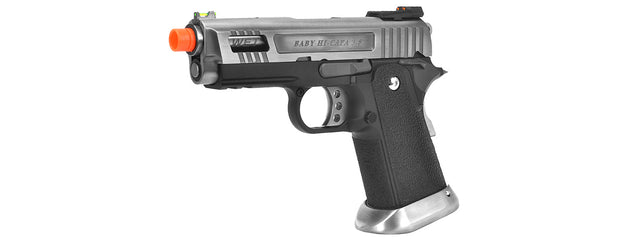 WE Tech 3.8 Velociraptor Full Metal Hi-Capa Gas Blowback Airsoft Pistol (BLACK)