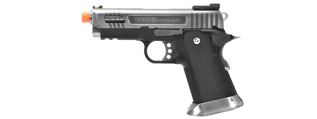 WE Tech 3.8 Velociraptor Full Metal Hi-Capa Gas Blowback Airsoft Pistol (BLACK)