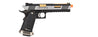 WE-Tech Hi-Capa 6" IREX Full Auto Competition GBB Airsoft Pistol (Black / Silver / Gold Barrel / With Markings)