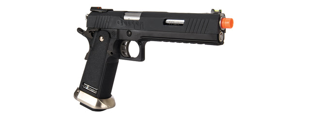 WE-Tech Hi-Capa 6" IREX Full Auto Competition GBB Airsoft Pistol (Black with Markings)