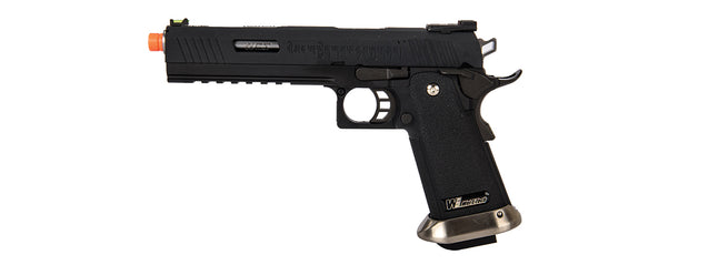 WE-Tech Hi-Capa 6" IREX Full Auto Competition GBB Airsoft Pistol (Black with Markings)