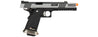 WE Tech 1911 Hi-Capa T-Rex Competition Gas Blowback Airsoft Pistol W/ Sight Mount (Two Tone / Silver)