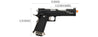 We Tech 1911 Hi-Capa T-Rex Competition Gas Blowback Airsoft Pistol Gun W/ Top Ports 