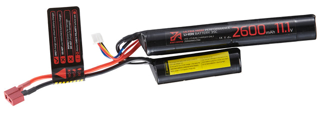 Zion Arms 11.1v 2600mAh Lithium-Ion Nunchuck Battery (Deans Connector)