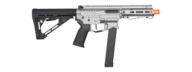 Zion Arms R&D Precision Licensed PW9 Mod 1 Airsoft Rifle with Delta Stock (Color: Grey)