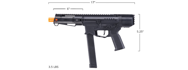 Zion Arms R&D Precision Licensed PW9 Mod 0 Airsoft Rifle (Color: Black)