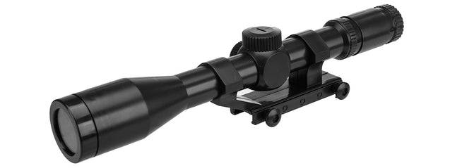 Zm52 Plastic Mk96 Scope W/ Rail Mount (Black) Airsoft Gun 