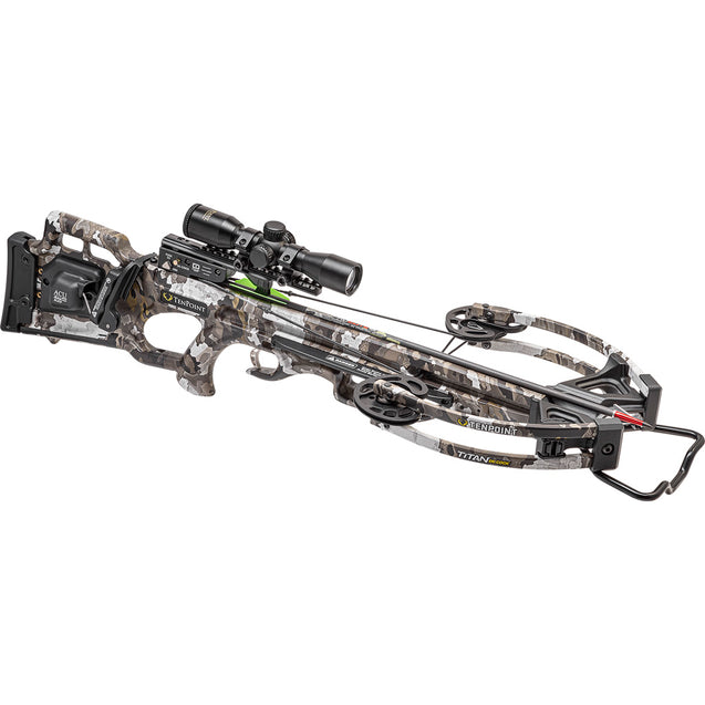 Tenpoint Titan De-Cock Crossbow Package Acudraw 50 Sled Vektra With 3x Pro-View Lighted Scope